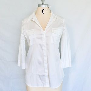 Dana Bachman 3/4 Sleeve Button Down Shirt